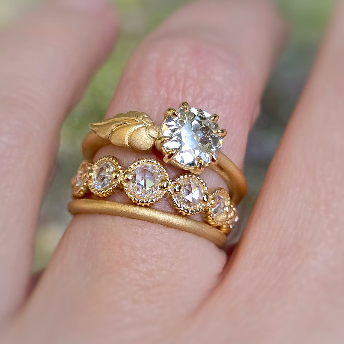 Balsam Engagement Ring(LC8168)- 1.03ct Old European Cut Diamond