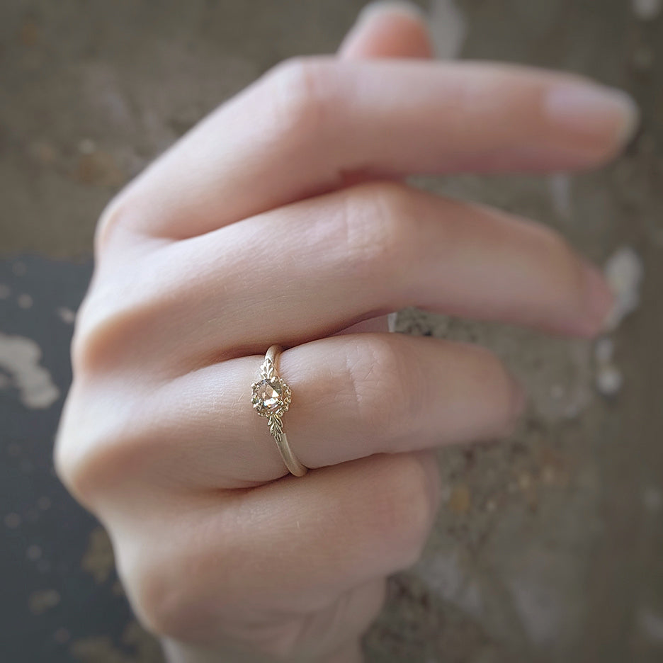 Mined Ring Small Diamond - Tom Wood Project Official Online Store