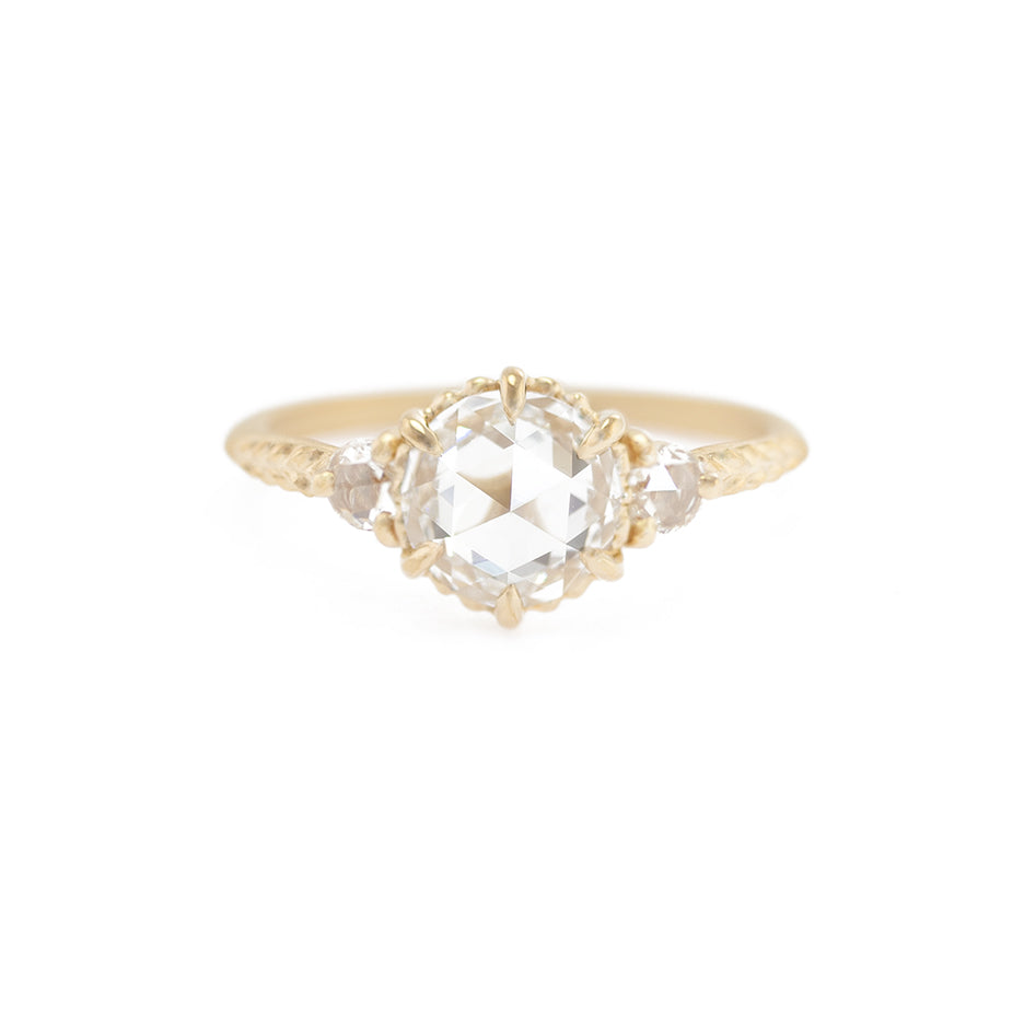 Lab grown hotsell rose cut diamond