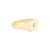 Salt and Pepper Diamond Ring in Yellow Gold with Detailing Front View