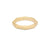 Hand Engraved Posy Ring in Yellow Gold
