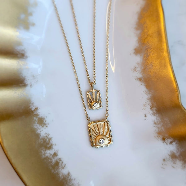 ★MIDNIGHT MOMENT.★ Bale necklace gold Talisman_Necklace_petite_and_m
