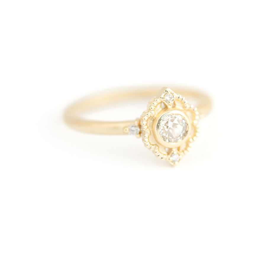 Venise Frame Cherie Ring(MT7930) - Old European Cut Diamond