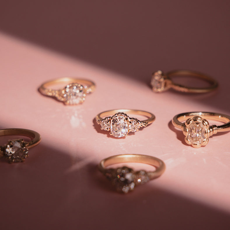 Wood Nymph Faye 3-Stone Ring (LC8490)