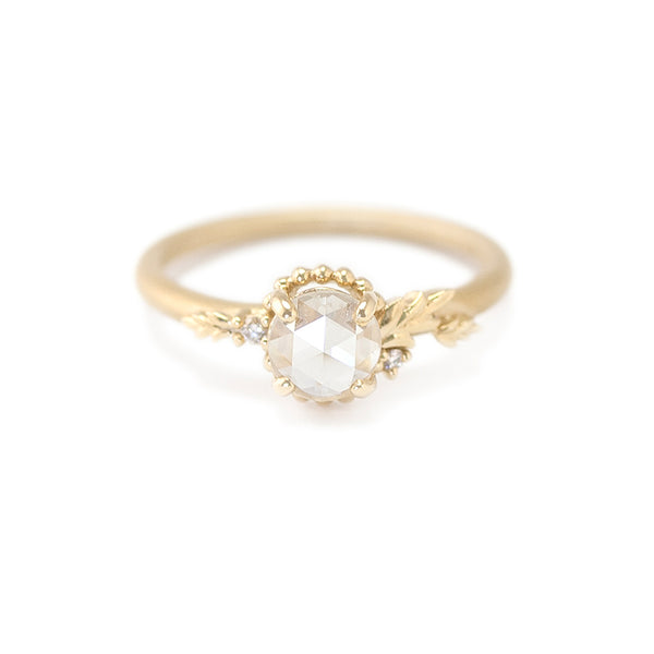 Wood Nymph Daphne Ring (LC9999) - Rose Cut Diamond - megan
