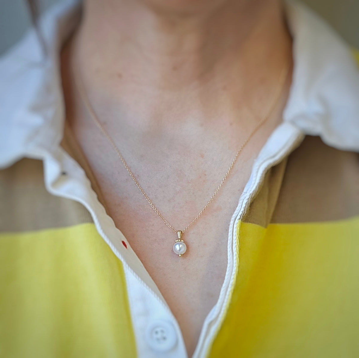 Berie Necklace - Pearl