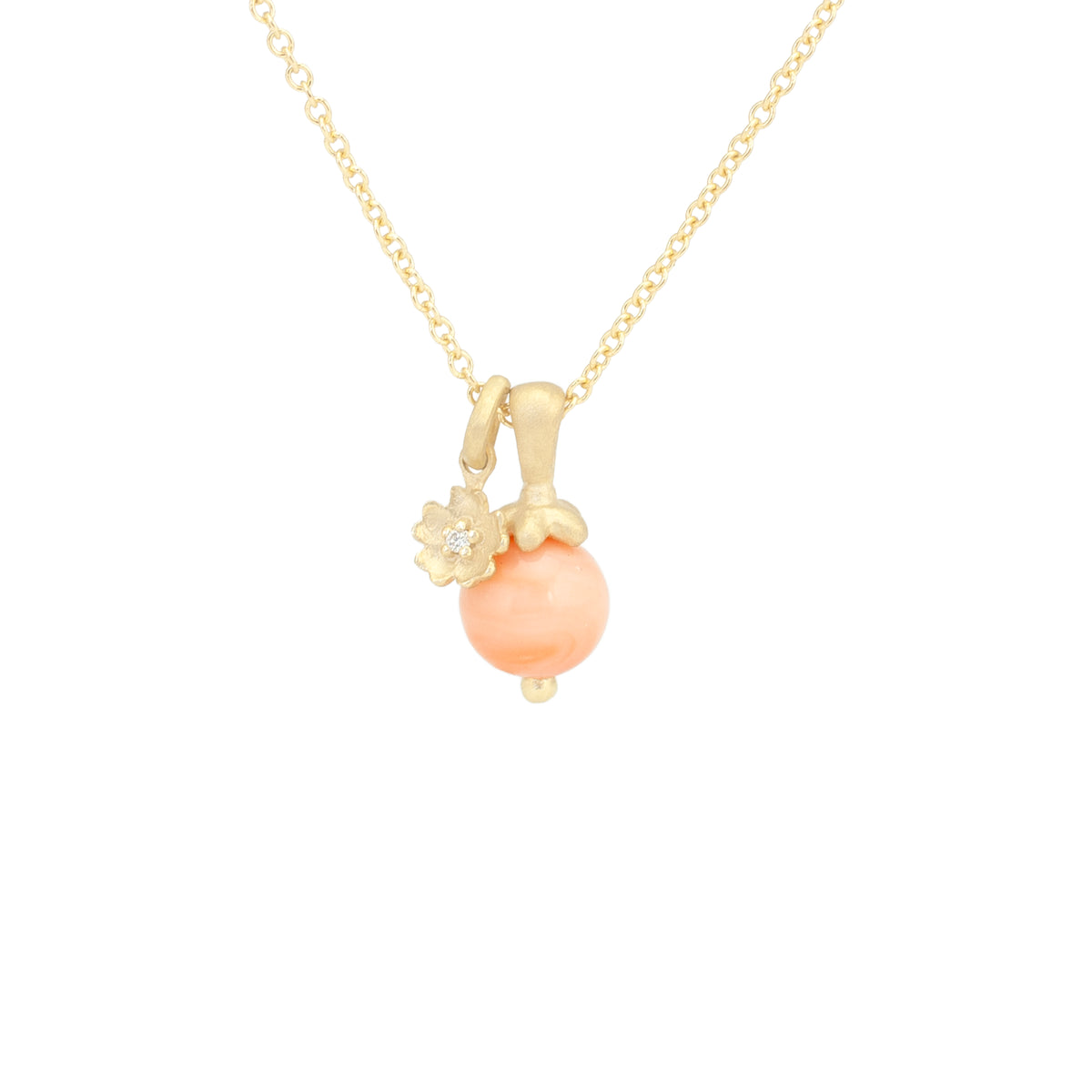 Berie Necklace - Coral