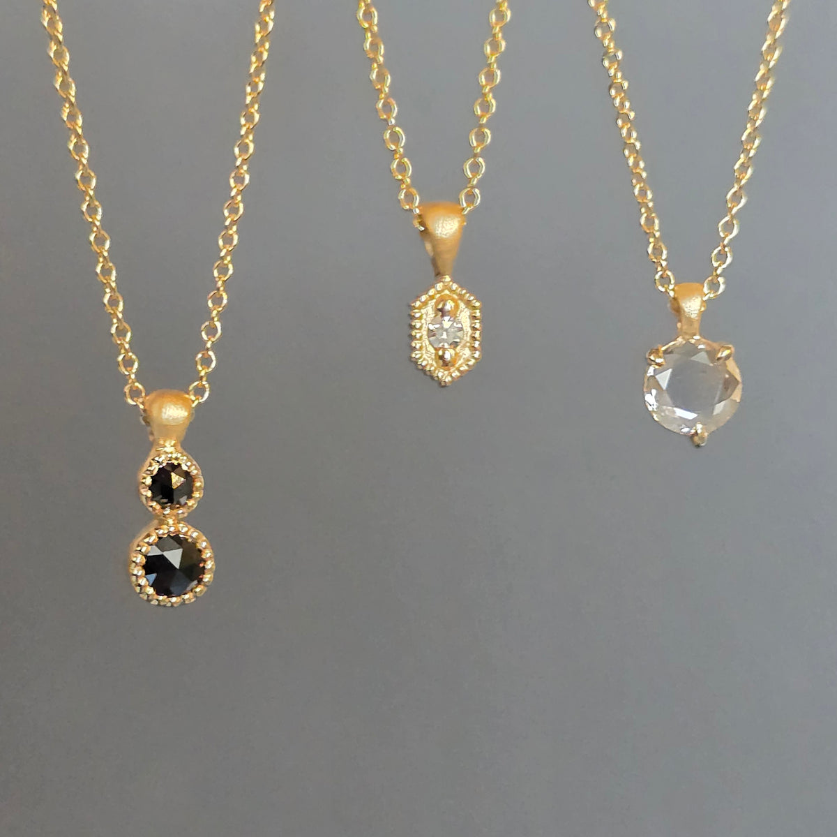 Picot Double Drop Necklace (LC8924)