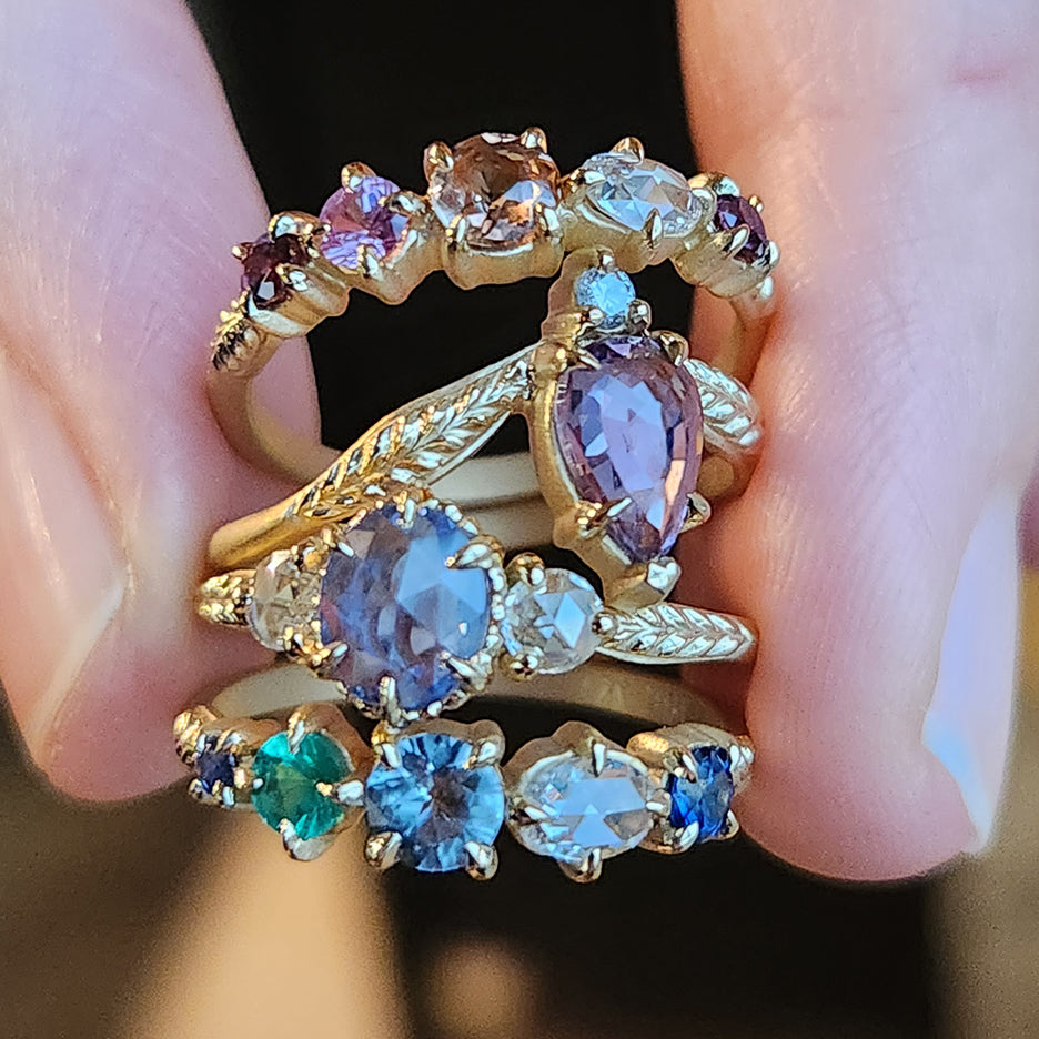 Colored Gemstone Engagement Rings megan thorne