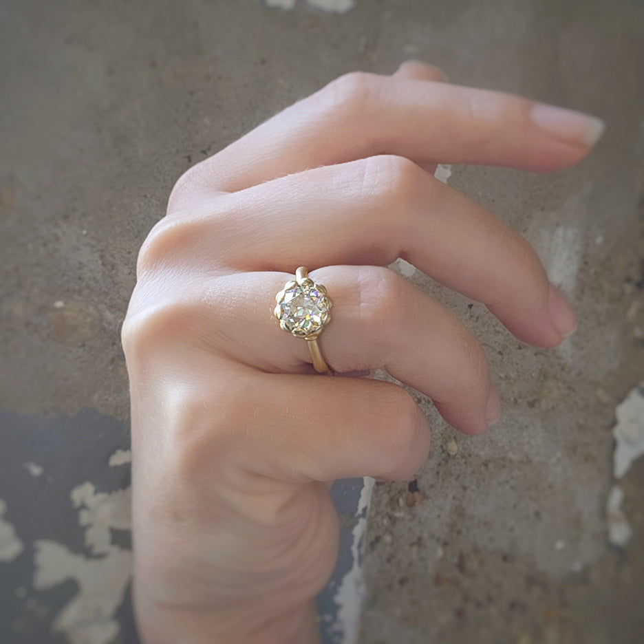 Vieira Solitaire (MT8129) - Old European Cut Diamond