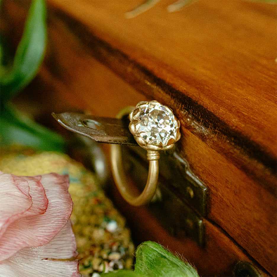 Vieira Solitaire (MT8129) - Old European Cut Diamond