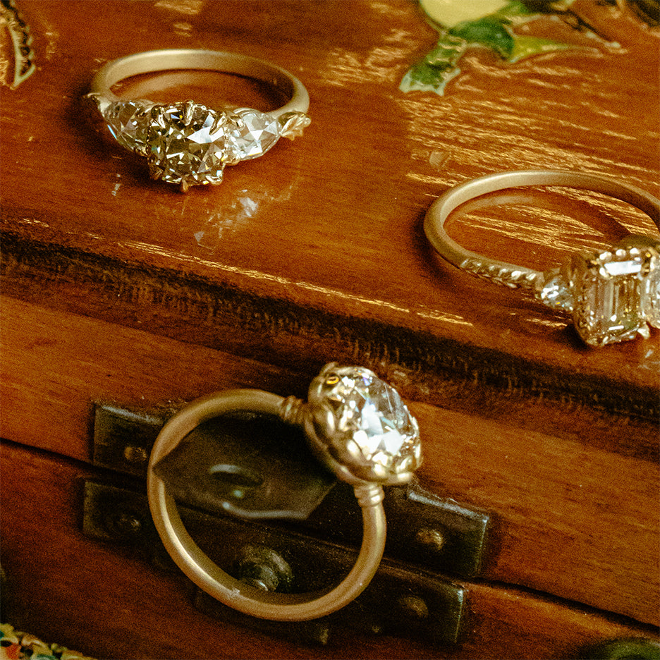 Vieira Solitaire (MT8129) - Old European Cut Diamond