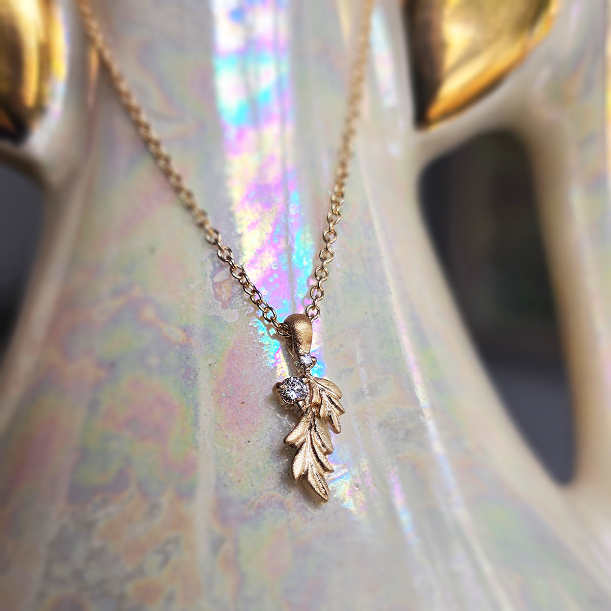 Wood Nymph Faye Drop Necklace - (LC9103)