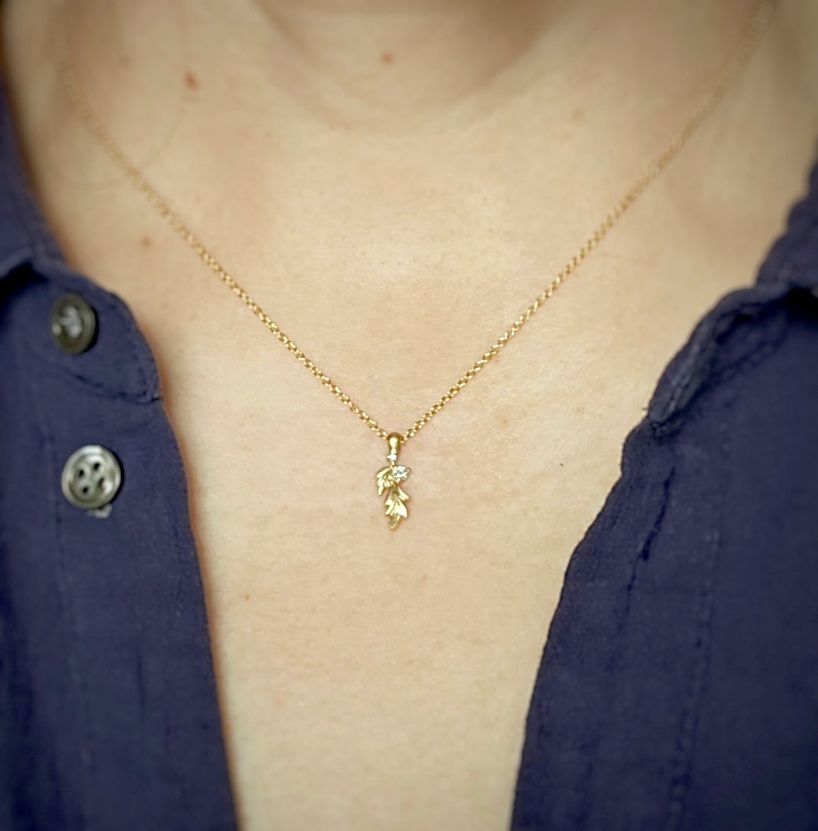 Wood Nymph Faye Drop Necklace - (LC9103)