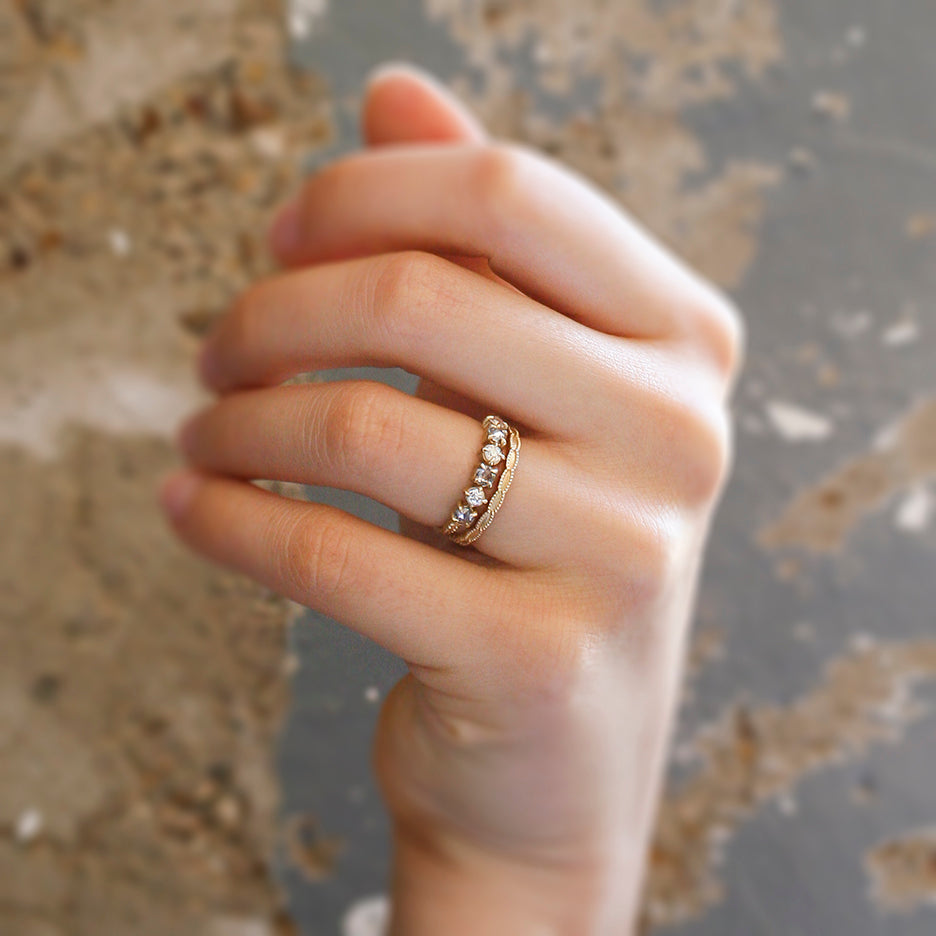 Horizontal Ribbed Bands Ribbed wedding band 60 photos - Astyledwedding.com